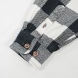 画像4: 00's Field & Stream ブロックチェック柄 ヘビーネルシャツ "White × Black" (4)