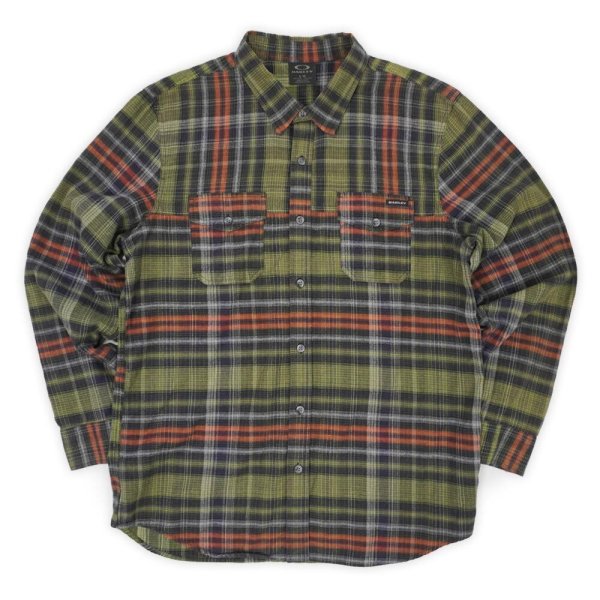 画像1: 00's OAKLEY レギュラーカラーシャツ (1)