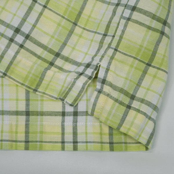 画像4: 00's Eddie Bauer S/S コットンリネン ボックスシャツ (4)