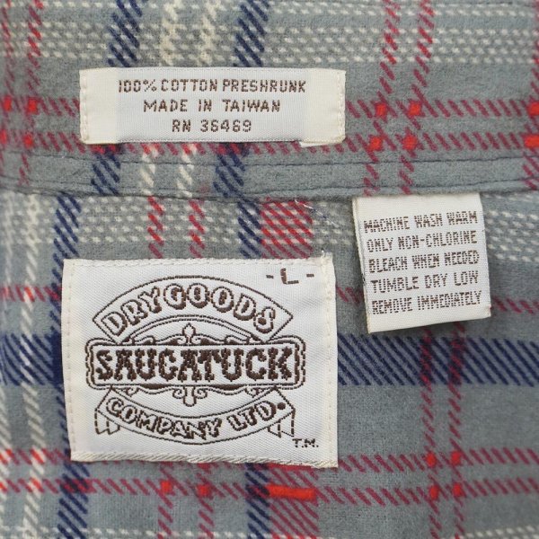画像2: 80's SAUGATUCK プリントネルシャツ "DEADSTOCK" (2)