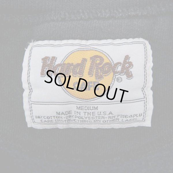 画像2: 90's Hard Rock CAFE ロゴ刺繍 スウェット "MADE IN USA" (2)