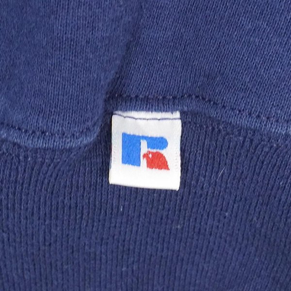 画像3: 90-00's RUSSELL 前V ブランクスウェット "NAVY" (3)