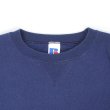 画像4: 90-00's RUSSELL 前V ブランクスウェット "NAVY" (4)