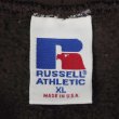 画像2: 90's RUSSELL フルジップ スウェットパーカー "MADE IN USA / BROWN" (2)