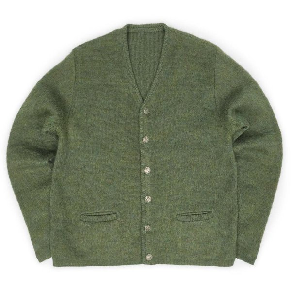 画像1: 60's Unknown モヘアカーディガン (1)
