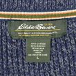 画像2: 00's Eddie Bauer コットン ジープニット "Navy" (2)