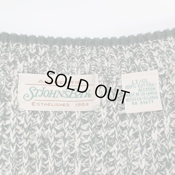 画像2: 90's ST.JOHN'S BAY MIX編み コットンニット (2)