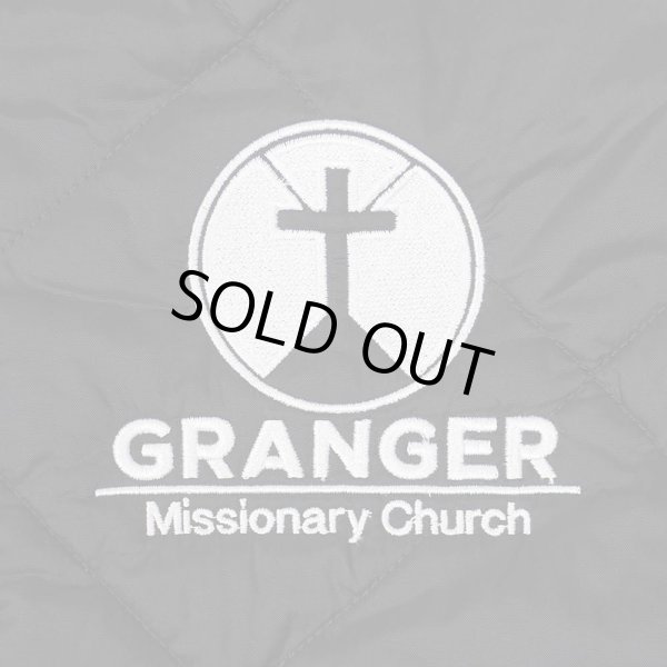 画像4: 00's Dickies キルティングワークベスト "企業ロゴ刺繍" (4)