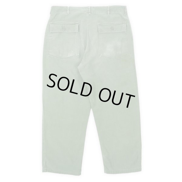 画像2: 60's US.ARMY コットンサテン ベイカーパンツ "実寸W36 L29" (2)