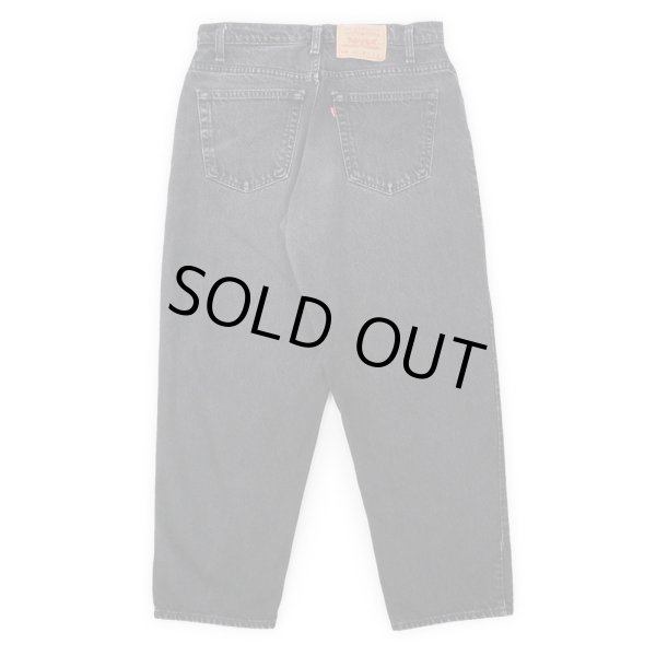 画像2: 90's Levi's 535 ブラックデニムパンツ "MADE IN CANADA / W32 L30" (2)