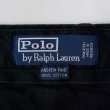 画像4: 90's Polo Ralph Lauren ツータック チノトラウザー "ANDREW PANT / BLACK" (4)