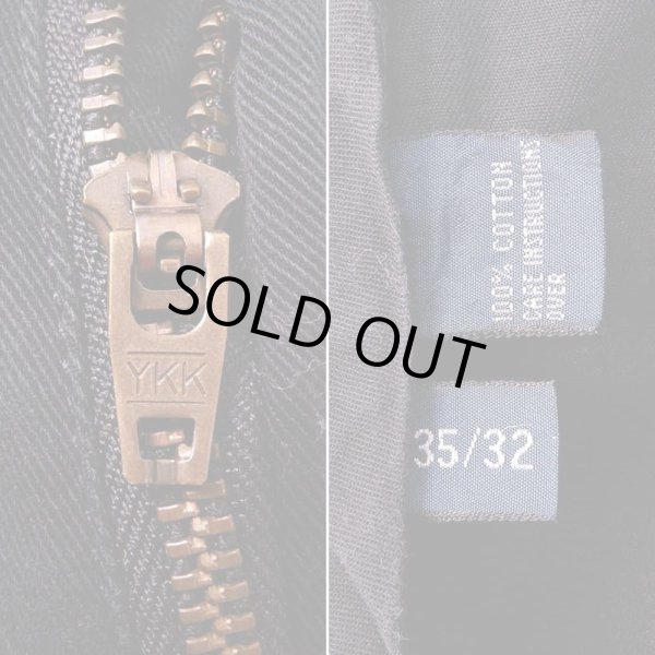 画像5: 90's Polo Ralph Lauren ツータック チノトラウザー "ANDREW PANT / BLACK" (5)