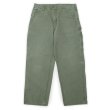 画像1: 00's Carhartt ダックペインターパンツ "W34 L32 / MOSS GREEN" (1)