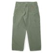 画像2: 00's Carhartt ダックペインターパンツ "W34 L32 / MOSS GREEN" (2)