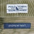 画像3: 90's Polo Ralph Lauren 2タック 太畝コーデュロイパンツ "ANDREW PANT / W36 L30" (3)