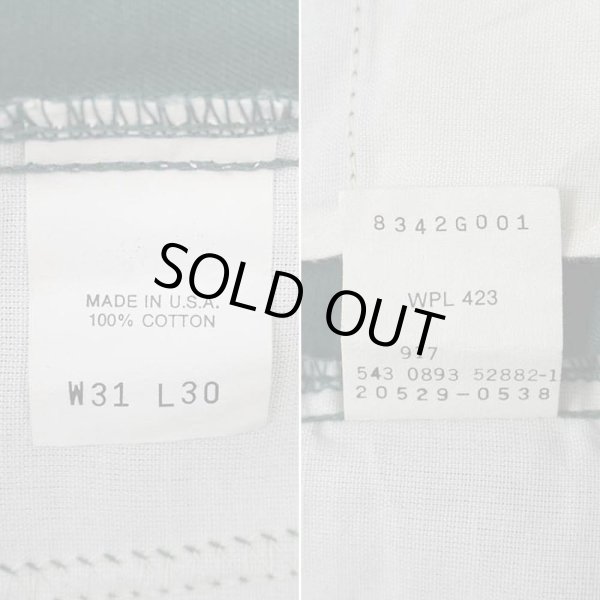 画像4: 90's DOCKERS 2タック チノトラウザー "MADE IN USA / W31 L30" (4)