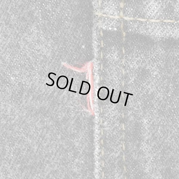 画像5: Early 90's 506 先染め ブラックデニムパンツ "MADE IN USA / W38 L30" (5)