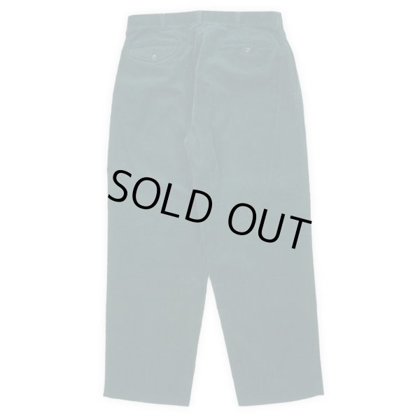 画像2: 90's Polo Ralph Lauren 2タック コーデュロイトラウザー "DARK GREEN" (2)