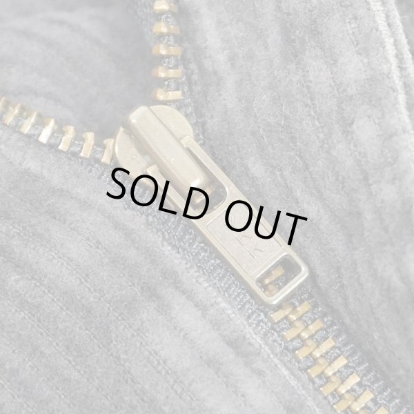 画像3: 90-00's FIELD MASTER 2タック 太畝コーデュロイトラウザー "FADE NAVY / W36 L29" (3)