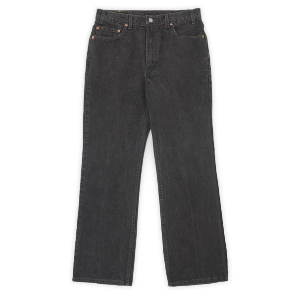 画像1: 90's Levi's 517-0260 ブラックデニムパンツ "MADE IN USA / 実寸W34 L31" (1)