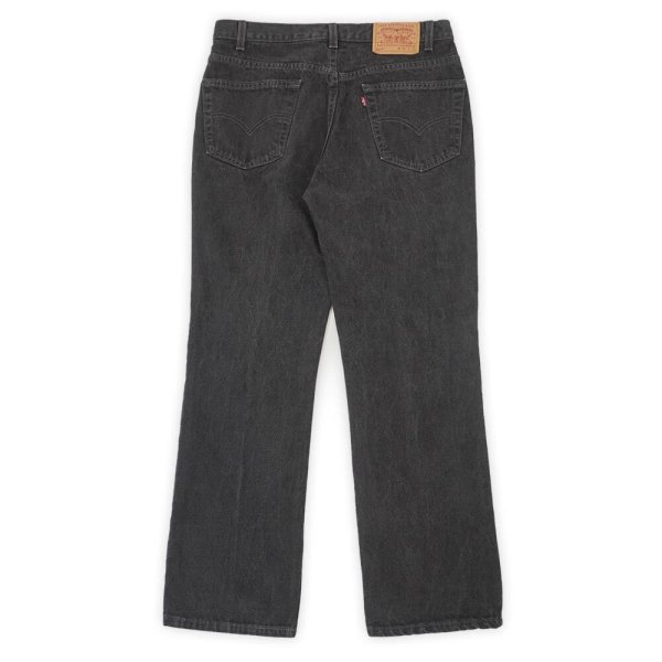 画像2: 90's Levi's 517-0260 ブラックデニムパンツ "MADE IN USA / 実寸W34 L31" (2)