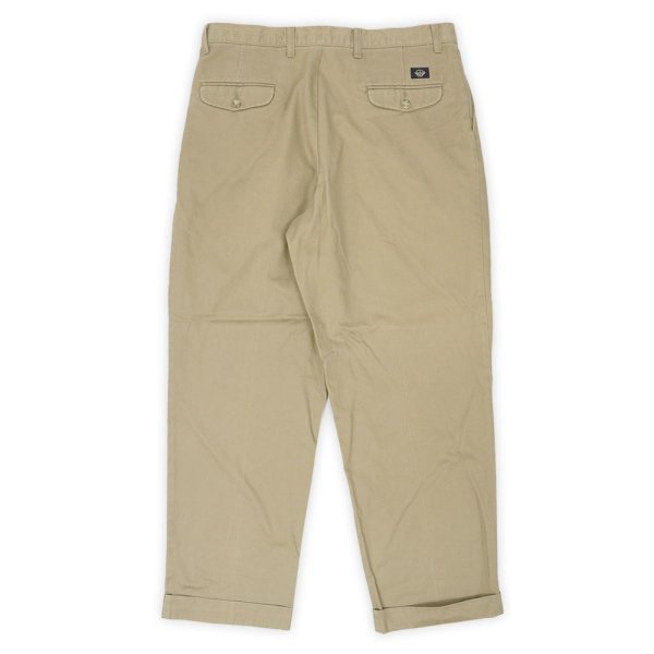 画像2: 00's DOCKERS 2タック チノトラウザー "BEIGE / W36 L29" (2)