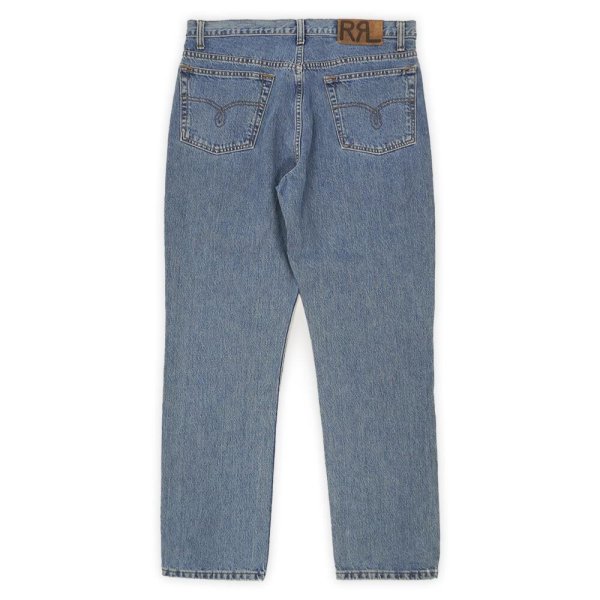 画像2: 90's RRL 5ポケット デニムパンツ "W34 L30 / MADE IN USA" (2)