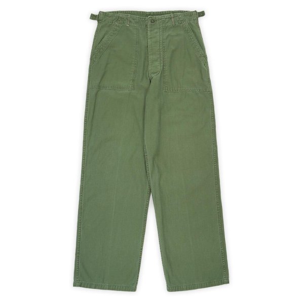 画像1: Early 60's US.ARMY コットンサテン ベイカーパンツ "初期型 / MEDIUM" (1)