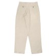 画像2: 90's DOCKERS 2タック コットンリネントラウザー "MADE IN USA / W32 L32" (2)