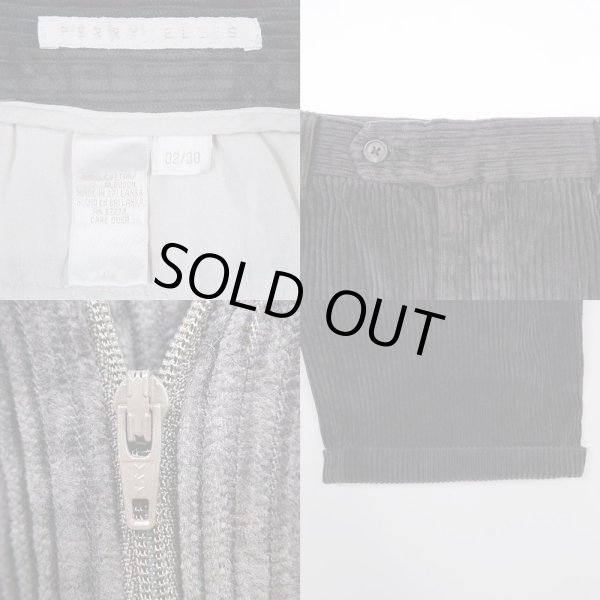 画像3: 90's PERRY ELLIS 2タック 太畝コーデュロイトラウザー (3)