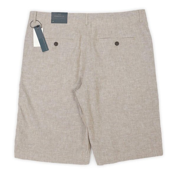 画像2: 00's PERRY ELLIS コットンリネン イージーショーツ "DEADSTOCK" (2)