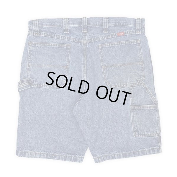 画像2: 00's Wrangler デニムペインターショーツ "W34" (2)