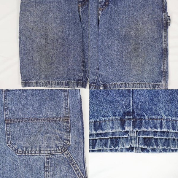 画像4: 00's Wrangler デニムペインターショーツ "W34" (4)