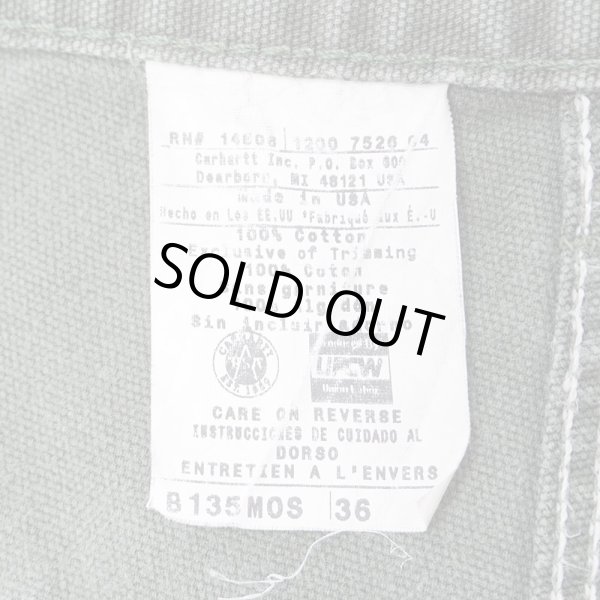画像3: Early 00's Carhartt ライトダックショーツ "B135 MOS / MADE IN USA" (3)
