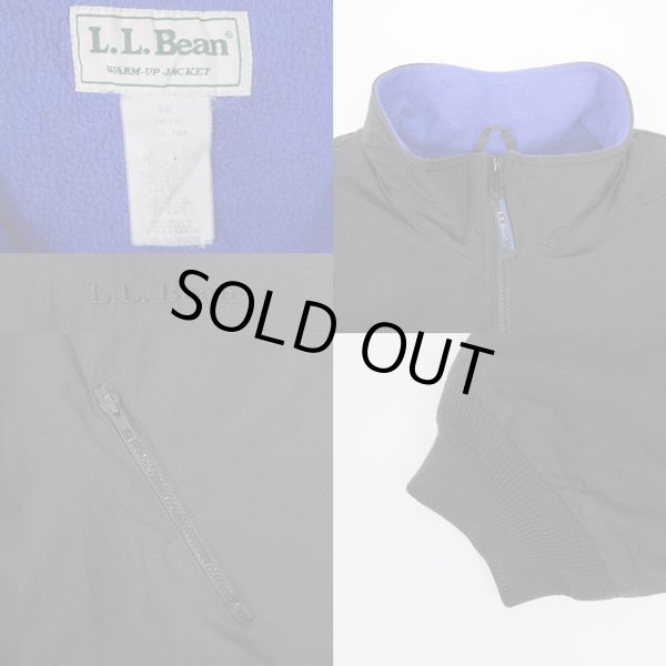画像3: 90's L.L.Bean ウォームアップジャケット "BLACK" (3)