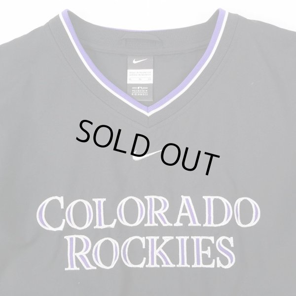 画像3: 00's NIKE Vネック プルオーバー "COLORADO ROCKIES" (3)