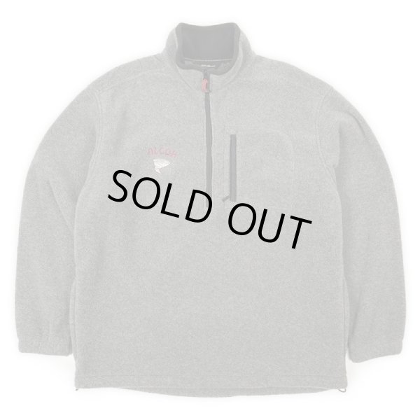 画像1: 00's Eddie Bauer プルオーバー フリース "企業ロゴ刺繍 / POLARTEC" (1)