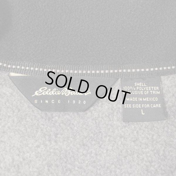 画像2: 00's Eddie Bauer プルオーバー フリース "企業ロゴ刺繍 / POLARTEC" (2)