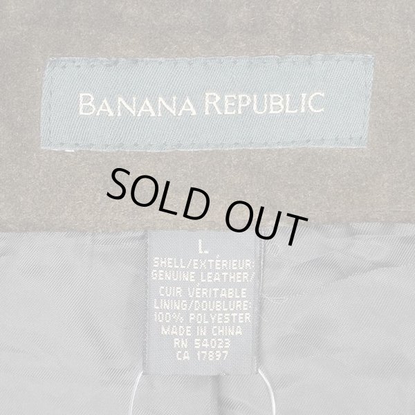 画像3: 00's Banana Republic スエードレザー ハーフコート (3)