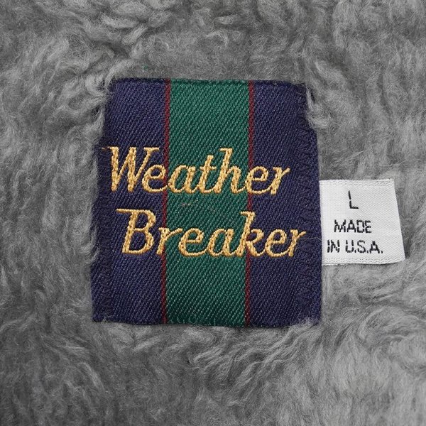 画像2: 90's Weather Breaker ボアライナー ナイロンコーチジャケット "MADE IN USA" (2)
