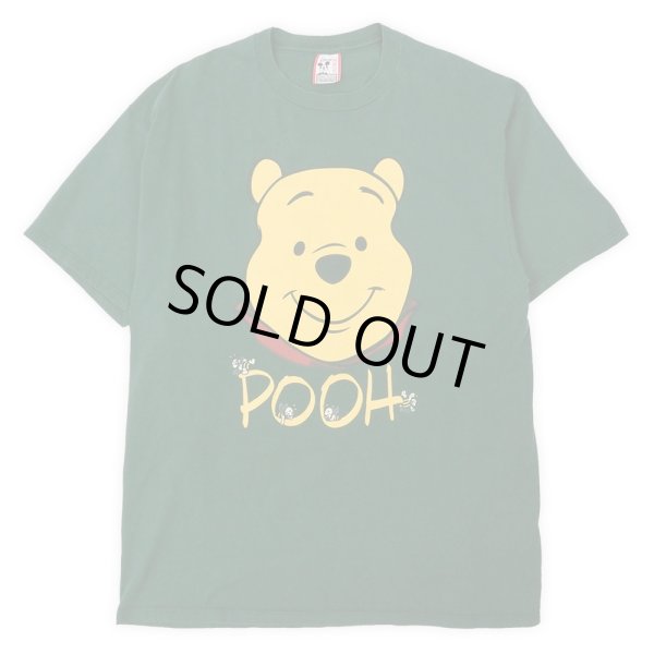 画像1: 90's Winnie The Pooh ビッグフェイスプリントTシャツ "MADE IN USA" (1)