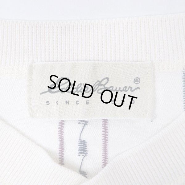 画像2: 90's Eddie Bauer L/S ヘンリーネック カットソー (2)