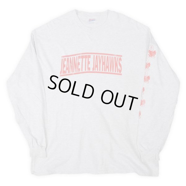 画像1: 90's JEANNETTE JAYHAWKS L/S Tシャツ (1)