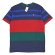 画像1: 90's Polo Ralph Lauren マルチボーダーTシャツ "MADE IN USA / DEADSTOCK" (1)