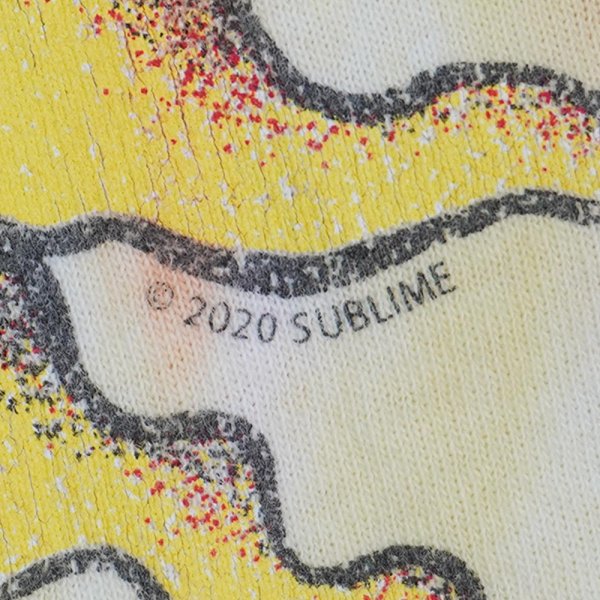 画像2: 00's Sublime タイダイ バンドTシャツ (2)