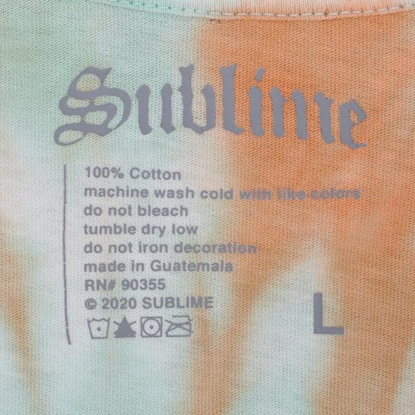 画像3: 00's Sublime タイダイ バンドTシャツ (3)