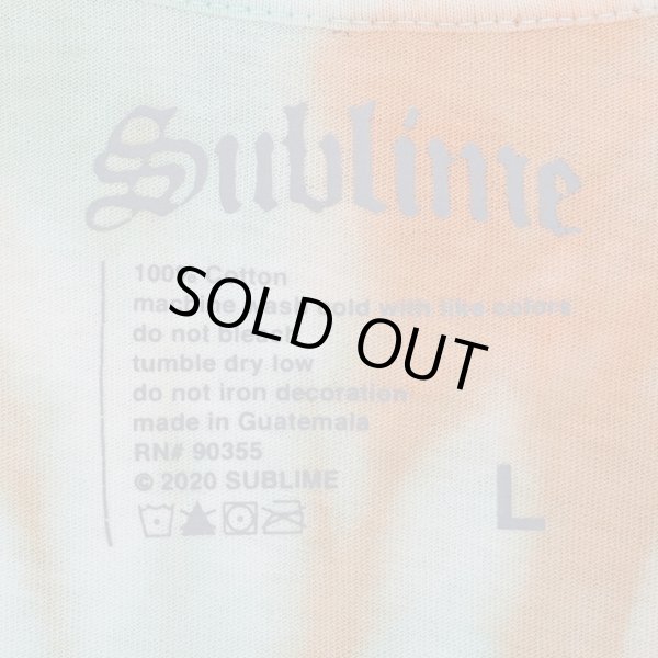 画像3: 00's Sublime タイダイ バンドTシャツ (3)