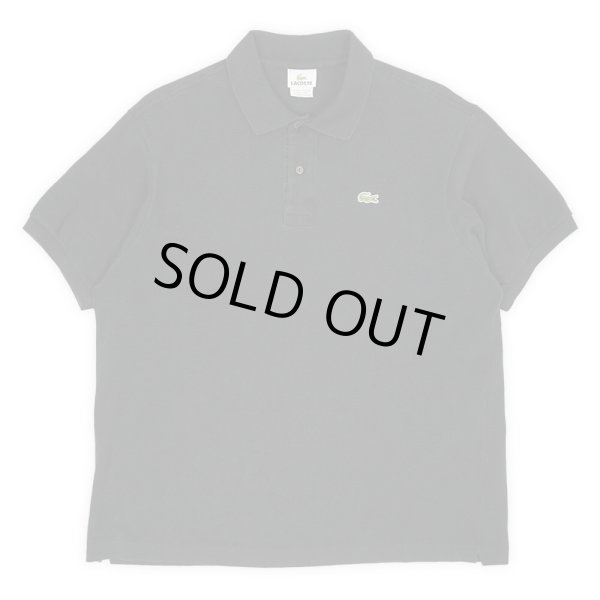 画像1: Late 90's LACOSTE ポロシャツ "DESIGNED IN FRANCE / BLACK" (1)