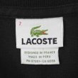 画像2: Late 90's LACOSTE ポロシャツ "DESIGNED IN FRANCE / BLACK" (2)