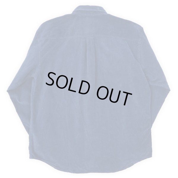 画像2: 90's DOCKERS インディゴ染め コーデュロイワークシャツ "DEADSTOCK" (2)